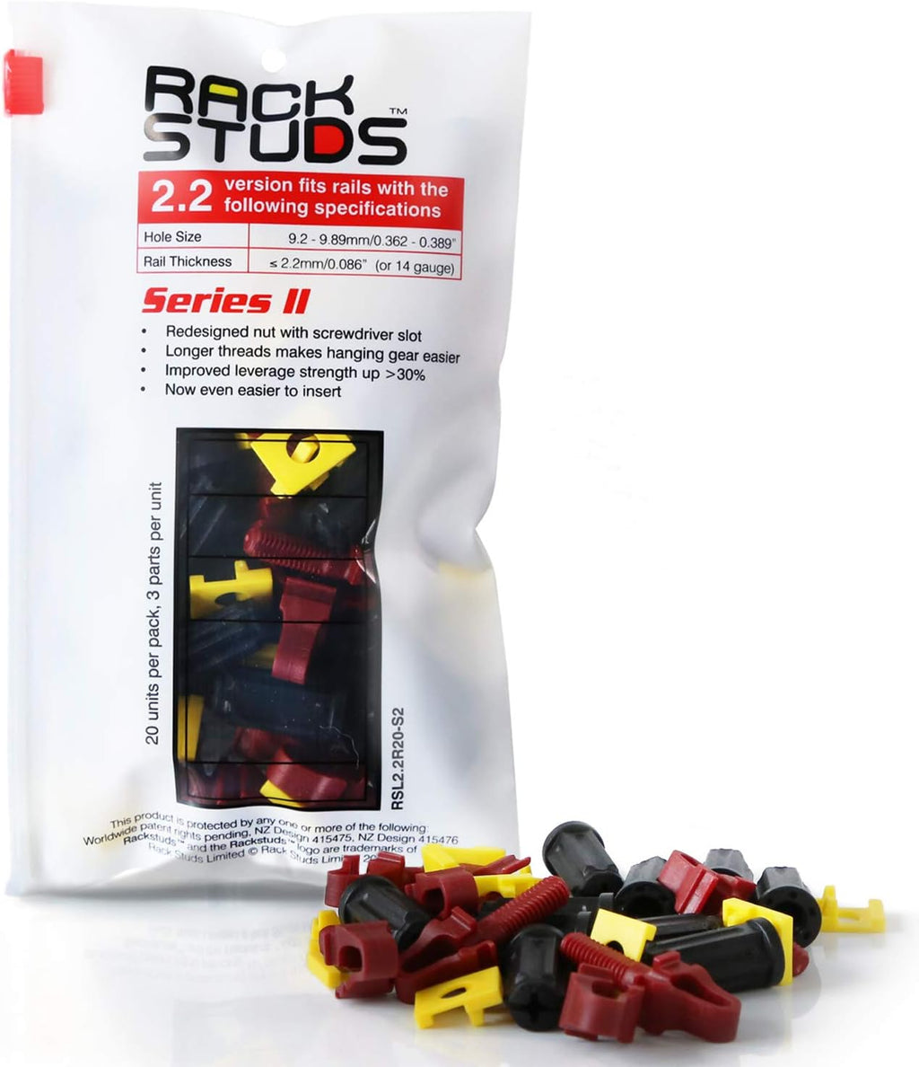 100-pack Red 2.2mm Server Rack Solution B972102