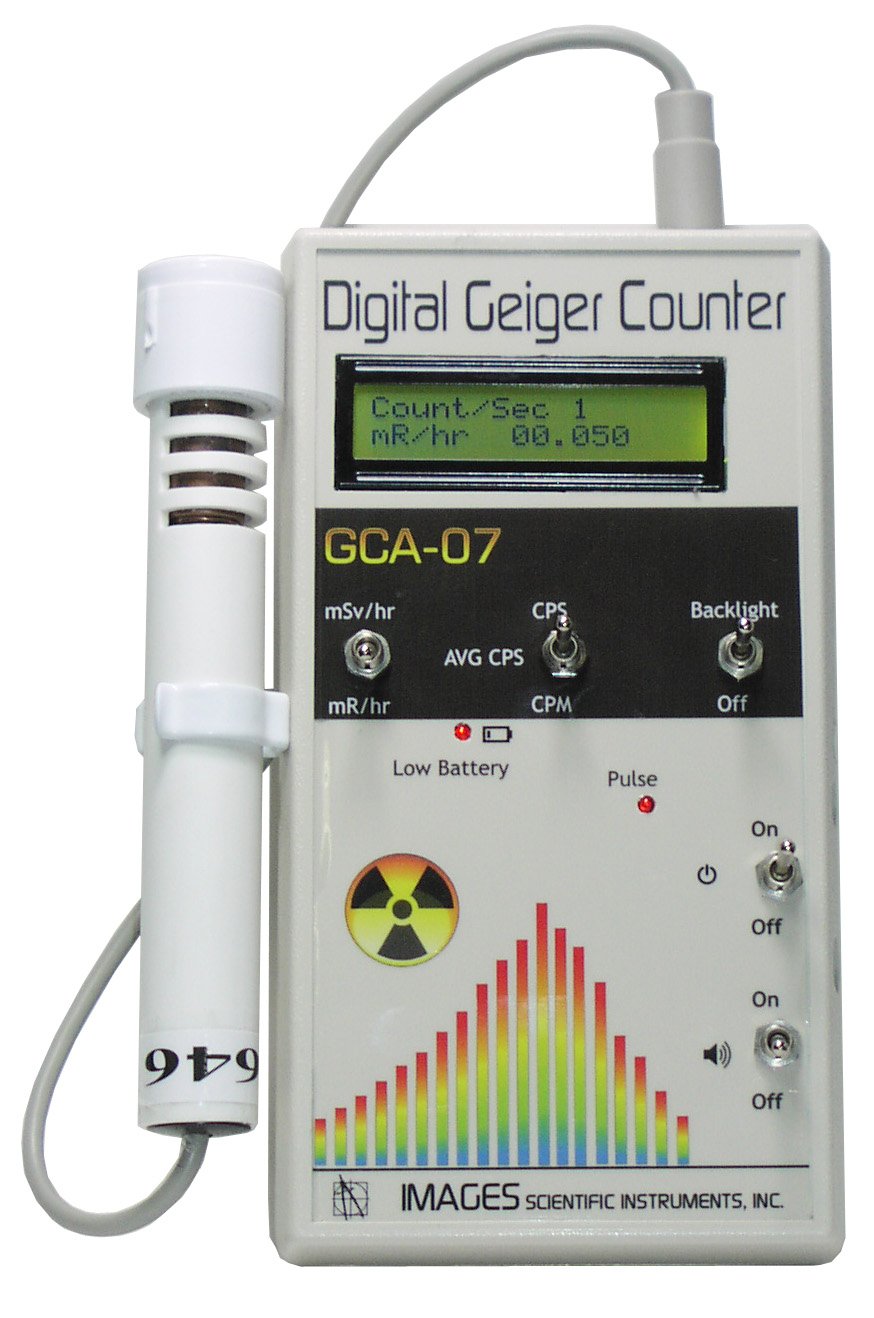Geiger Counter Radiation Monitor with External Wand Q366625