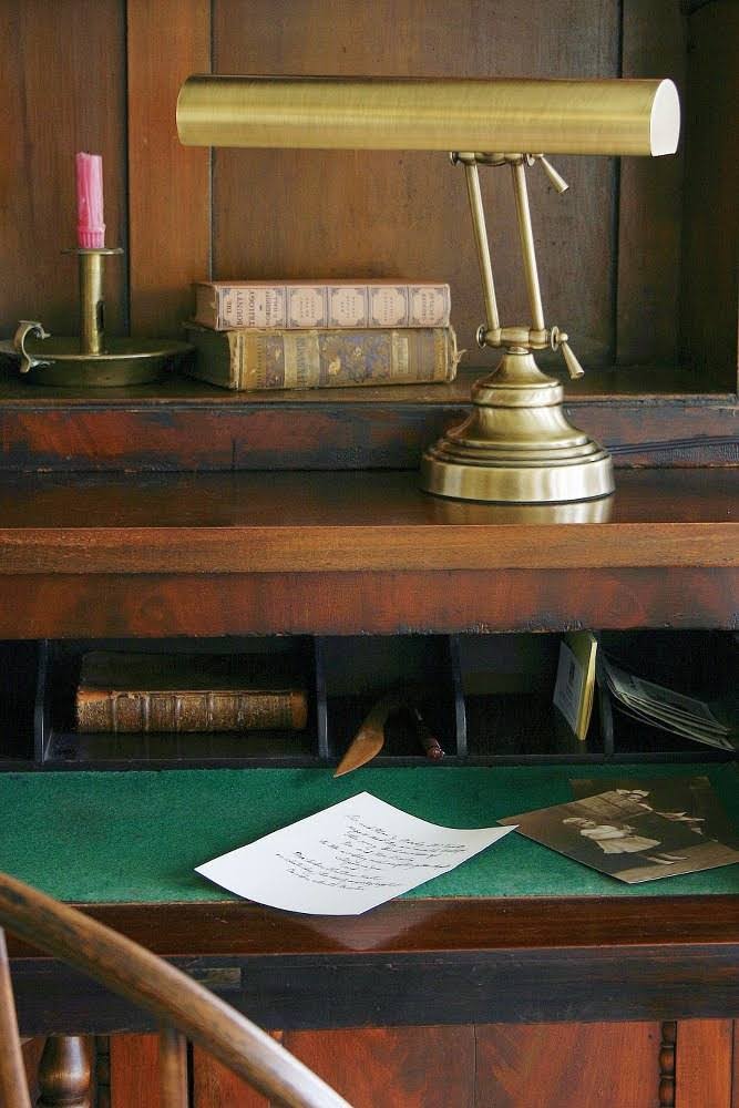 Black Brass Desk Piano Lamp Q83644