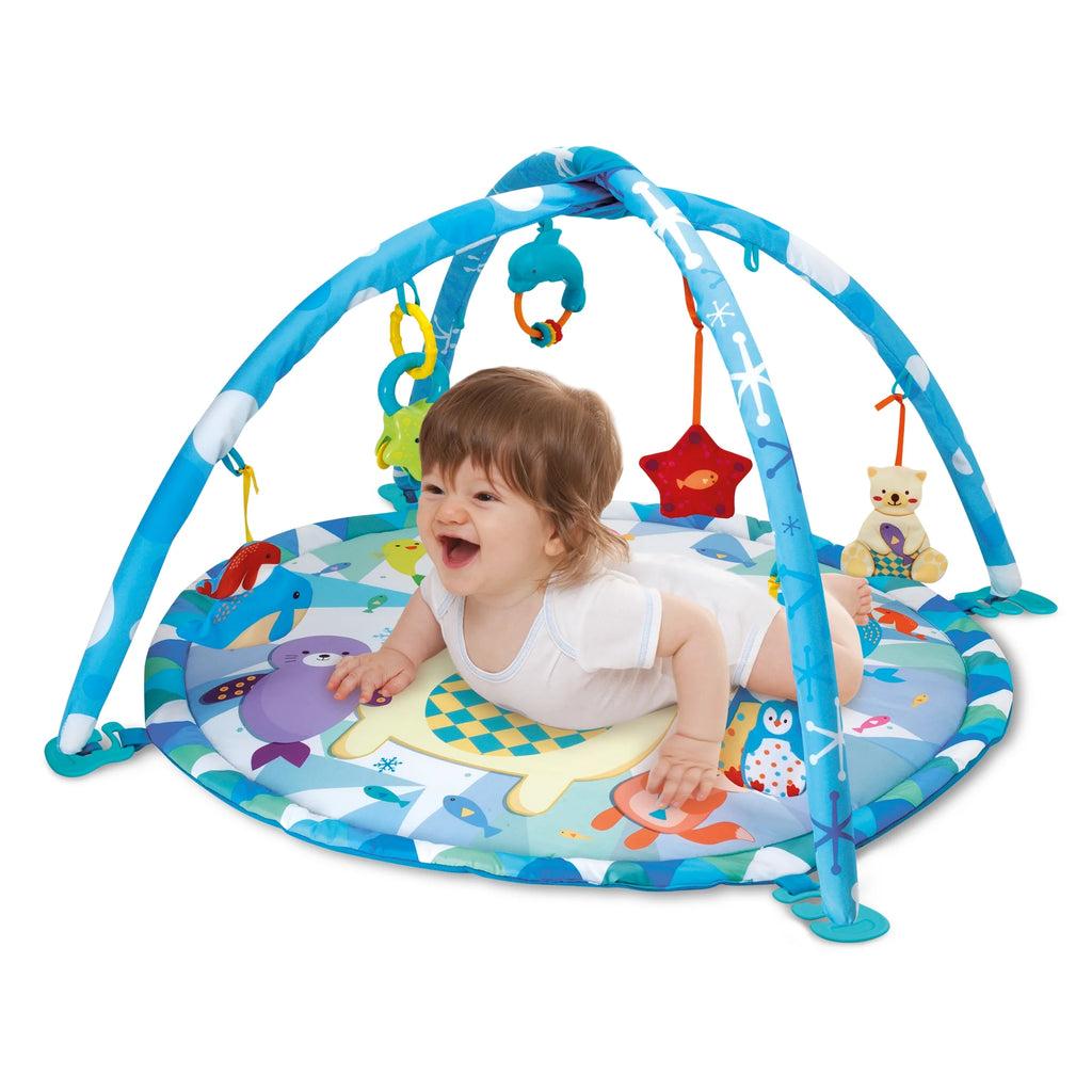 Polar Fiesta Activity Playmat with Hanging Toys E73910