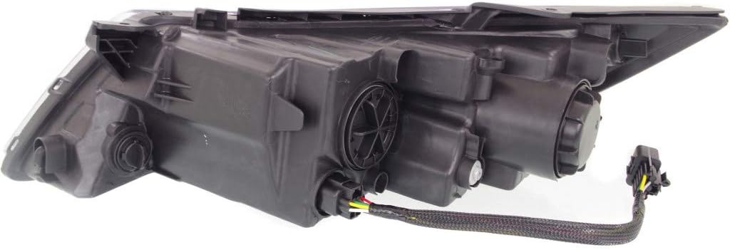 Black Housing Headlight Assembly Passenger Side with Bulbs H892204